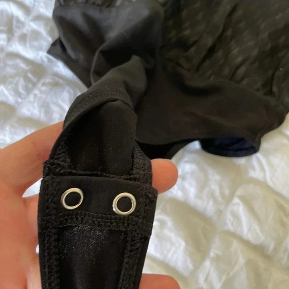 Express black satin bodysuit - Picture 9 of 12